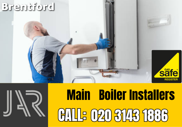 Main boiler installation Brentford